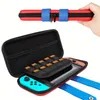 Etui podróżny dla Nintendo Switch/OLED Przenośna przenoszenie Hard Shell Material Material Material, Cute Portable Switch Noaring Case z 10 szczelinami karty gry do przełącznika