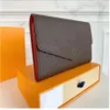 Luxurys designers Flip wallet Purse Woman Fashion Wallets Coin Pouch Monogrames SARAH Long Envelope Zipper Purses With Box Dust Ba2562