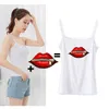 OC Vinda V001# Women's Camisole Simple Breathable Polyester High Elastic DIY Custom Patterns and Letters