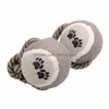 Dog Toys Chews Pet Chew For Dumbbell Bone Rope Tennis Paw Ball Puppy Teeth Cleaning Training Tool Drop Delivery Home Garden Supplie Dh36Y
