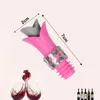 Vinflaska Popper Pourer matklass Silikon Material Lily Wine Pourers Roliga gåva BAKTLES CAP Anti Spill Tools Kitchen Bar Tool
