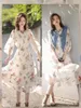 Casual Dresses Rose Silk Paleo Embroidered Bohemian Dress 2023 Fashion Women's Clothing