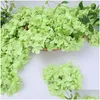 Decorative Flowers Wreaths 10Pcs/Lot Colorf Flower Head Artificial Silk Hydrangea Diy Home Party Arch Background Wall Drop Delivery Dhgmi