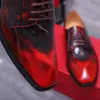 2023 hommes chaussures habillées à la main en cuir véritable à lacets mariage bureau formel Oxfords hommes marque fête mariage appartements taille 38-44