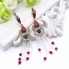 Pendientes colgantes Diseño de marca Cuentas turcas Cuentas de color oro antiguo Borla Joyería oscilante Flor Pavo real Regalo de las señoras