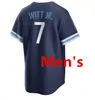 Custom Bobby Witt Jr. City Connect Jersey Patrick Mahomes George Brett Salvador Perez MJ Melendez Whit Merrifield Andrew Benintendi Baseball Men Women Youth