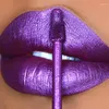 Lip Gloss 12 Color Matte Metallic Liquid Lipstick Waterproof Long Lasting Not Fading Nude Tint Stain Sexy Women Lips Makeup Cosmetics