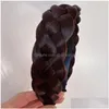 Fasce Torsione Parrucca Per Le Donne Larghe Trecce A Lisca Di Pesce Fasce Per Capelli Fatte A Mano Cerchio Per Capelli Styling Per Capelli Accessori Per Copricapo Regalo Goccia Consegna J Dhsiz