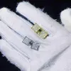 Pass Diamond Tester Buzlu Hip Hop Moissanite Küpe Erkekler VVS 8mm Kare Küpe Çıtçıt Özel Takılar