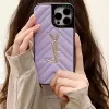 Projektanci Telefon skóra na iPhone 14 Plus 13 12 11 Pro Max Women Gold Letter Cover Case Anti-Drop Cell Confhone Shell