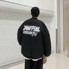 メンズジャケットIns High Street Baseball Jacket Men Y2K Harajuku Embroidery Coat