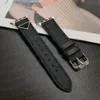 Designer Triangle Leather Watchband IWATCH 8 7 6 5 4 3 SE 38mm 40mm 41mm Byt ut handledsrem 42mm 44mm 45mm 49mm för Apple Watch Band Armband MM 0mm 1mm 2mm Mm Mm 9mm 9mm