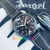 2023 U1 najwyższej klasy AAA Luksusowy projektant Zegarek Nowe mężczyźni Kwarc Big Classic Pilot Watches 46 mm Le Prince Black orygine nylonowe zegarek skórzane na ręce Montre de Luxe
