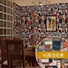 خلفيات ثلاثية الأبعاد من الطوب الذاتي خلفية الجدران الكلاسيكية ملصق جدار الرغوة PE لبار مطعم مقاوم للماء ديكور ديكور