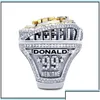 Klaster pierścienia 5 gracz 2021 2022 American Football Team Champions Championship Ring Stafford Kupp Ramsey Donald McVay Fan Gift Drop Dhu6j