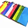 100 pcs/lot Glasses Case Soft Waterproof Plaid Cloth Sunglasses Bag Glasses Watch Phone Eyeglasses Case Y94