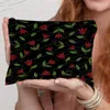 Kosmetiktaschen, Retro-Fragmentierte, elegante Blumen-Kulturbeutel für Universitätsstudenten, Organizer, Make-up-Tasche für lebensnotwendige Produkte