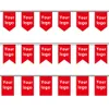 Banner Bandeiras Comprimento Personalizado 10 Metros Tecido Pennant Cadeia Bunting Decoração De Festa De Aniversário Banner Decorativo Casamento Guirlanda Linhas De Bandeira 230804