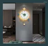 Horloges murales étoile horloge avec lumière métal fer Art luxe maison salon Restaurant TV fond décoratif mode silencieux