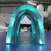 Sayok Uppblåsbar tunnel Sports Entrance Tunnel Party Sports Event Exhibition Promotion Tent (Gray 29,5 x 6,56 x 8,2 fot)