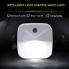 Lampy odcienie bezprzewodowe czujnik sterowania LED UE US PLIP DUSK-to Dawn Night Light