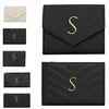 organisateur de poche luxes Designer noir porte-carte d'identité porte-passeport porte-cartes pour hommes porte-cartes de crédit en cuir véritable porte-clés porte-monnaie classique porte-monnaie pour femme