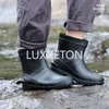 Buty deszczowe Długie buty deszczowe męskie bez poślizgu męskie guma deszczowa wysokiej jakości wodoodporne męskie buty wodne buty na kolanach buty deszczowe 230804