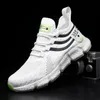 Chaussures habillées baskets masculies Mesh respirant Running masculin Light non glisse classique sports décontractés chaussures blanches couple tenis masculino 230804