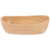 Zestawy naczyń stołowych miski w kształcie łodzi w kształcie łodzi drewniane cukierki wielokrotnie użyteczne miski ryżowe zupa naturalna
