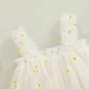 Mädchen Kleider Ma Baby 6M-5Y Sommer Kleinkind Kind Baby Mädchen Tüll Kleid Gänseblümchen Kleider Für Mädchen Party Strand Urlaub kleidung