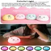 Lampes Abat-jour Veilleuses Silicon Little Devil Veilleuse pour enfants avec détecteur de mouvement Lampe de chevet pour bébé Alimenté par batterie Luminaria LED Z230805