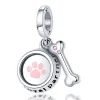 925 Silver Fit Pandora Charm 925 браслет для кофейной чашки для кусочков подвеска