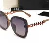 Güneş Gözlüğü Dikelang Kadın Lüks Güneş Gözlüğü Harfleri Büyük Boy Çerçeve Güneş Gafas Metal Bacak Framele Plajı Sürüş Modaya Hediyeler UV400