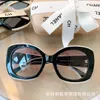 2024 Luxury Designer Новый роскошный дизайнер CH9091 Star Ins Is Alting Series Series Личность Большой рамки солнцезащитные очки женщины