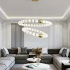 Chandeliers Minimalist Ceiling Bauhaus Copper Modern LED Light White Ball Lustres Round Hanging Lamps Home Decor For Bedroom