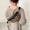 Taille Taschen Frauen Tasche Casual Urlaub Crossbody Brust Leoparden Muster Reißverschluss Marke Half Moon Luxus Fanny Pack 230804