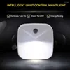 Lampade Sfumature Luci notturne Sensore di controllo della luce senza fili LED EU US Plug Dusk-to-Dawn per Baby Kids Comodino Camera da letto Corridoio Lampada Z230805