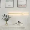 Lampade da parete Nordic Modern Simple Lamp LED Lampada a sospensione lunga per la decorazione del soggiorno Apparecchi di illuminazione per esterni