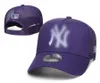 Modedesign brev new york män hattar baseball cap boll mössor för man kvinna justerbar hink hatt mössor kupol toppkvalitet cap n-12