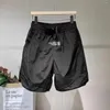 Men's Shorts Summer Thin Ice Silk Quick-drying Sports American Style Loose Casual Beach Couple Five-point Pants Male Clothes