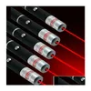 Ponteiros Laser 10 Milhas 650Nm Mini Caneta Ponteira Vermelha Brilhante Astronomia 1Mw Powerf Portátil Lazer Gato/Cão Brinquedo Luz Única Drop Delivery Dhsvy