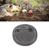 Garden Decorations Pet Headstone Grave Marker Resin Weatherproof Print And Belt Decoration European Style Memorial Stone Durable DIY