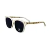 2024 Top designers luxury designer sunglasses New Little Fragrance for Women's Premium Round Frame Woven Chain Leg Sunglasses 0780