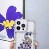 3D Peacock Bling Diamond Cases Para Iphone 15 Plus 14 Pro Max 13 12 11 X XR XS 8 7 Moda Luxo Brilhante Difícil PC Acrílico TPU Strass Bonito Adorável Feminino Capa Traseira do Telefone