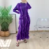 Вечеринка платья 2023 летние плиссированные платья с длинными рюшами мода