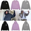 Designer Sweat à capuche Homme et Femme Broderie Paris amis Sweat à capuche Col rond Pull Classique Amour Solide Couleur Pull à Manches Longues Couple Étoile Net Rouge Même Style zi