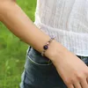 Charm Bracelets Handmade DIY Bracelet Natural Stone Jewelry String Braided Colorful Bohemian Friendship Wrap