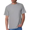 Camisetas masculinas manga 3/4 para homens elegantes primavera/verão camisas casuais de manga curta redondas escuras elastano