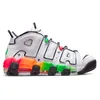 Top Uptempos Pippens Basketballschuhe Damen Herren Trainer Peace Love Ghost Bulls Hoops Pack University Blue Fuchsia Blast Schwarz Weiß Jumpman Sneakers Trainer