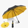Ombrelli Auto Umbrella 10 Bone Protezione solare antivento Anti-ultravioletto Uomini e donne Sunny Rain Automatic Double Fabric Travel